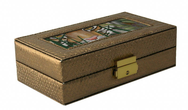 Leather Rectangular Jewelry Case