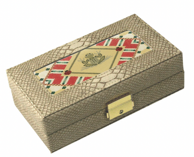 Leather Rectangular Jewelry Case
