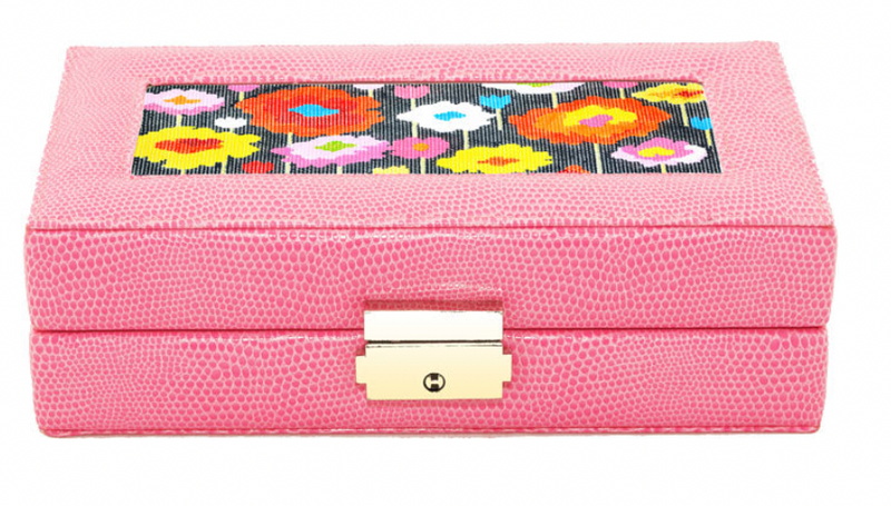 Leather Rectangular Jewelry Case
