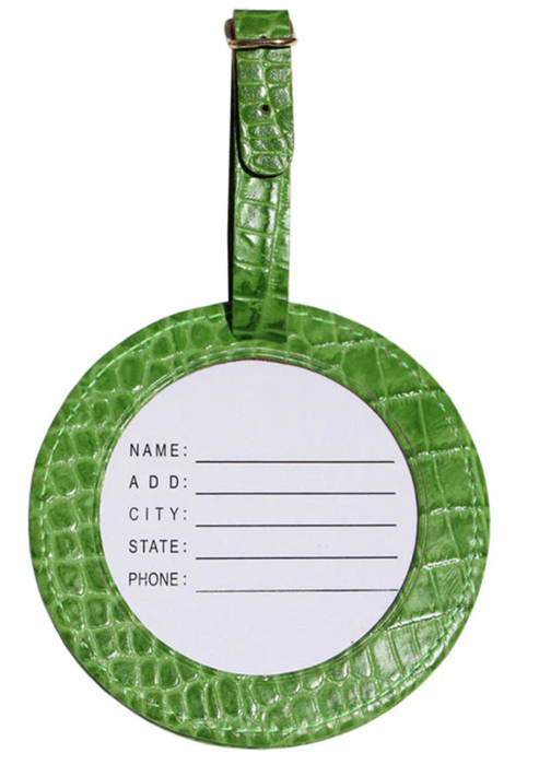 Leather ID Tag