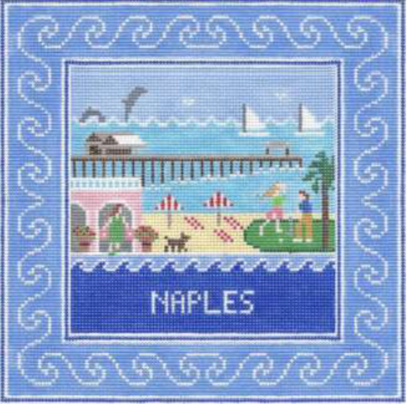 Naples Square — Stitching Chicks Needlepoint