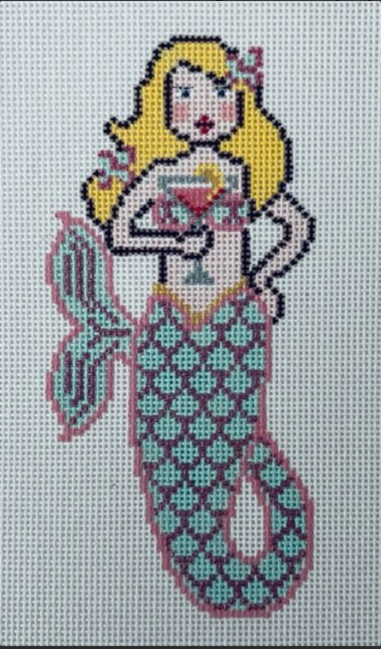 Mermaid Ornament-Beach Cosmo