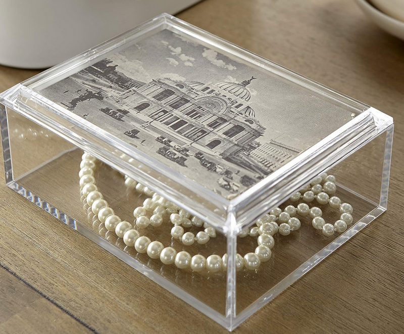Acrylic Box w/Photo Display Lid 5 x 7 inches
