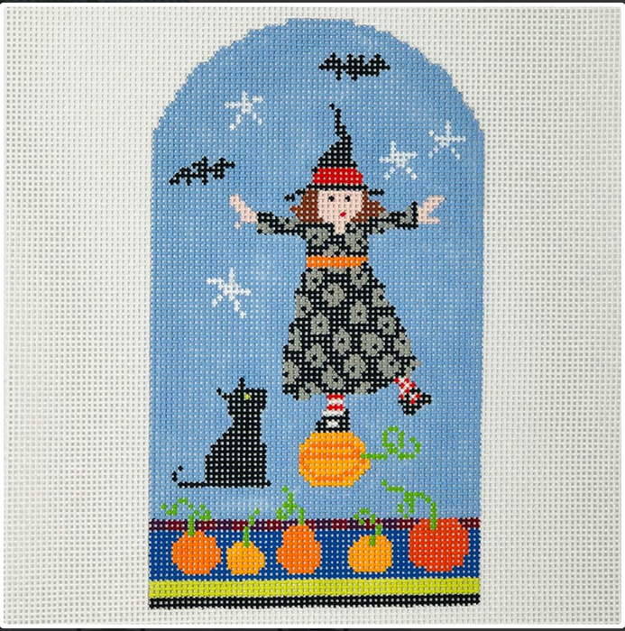 Witch with Pumpkin