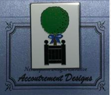 Blue Topiary Needle Minder