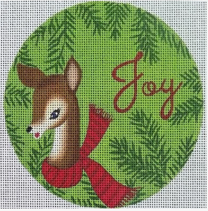 Joy Reindeer Ornament