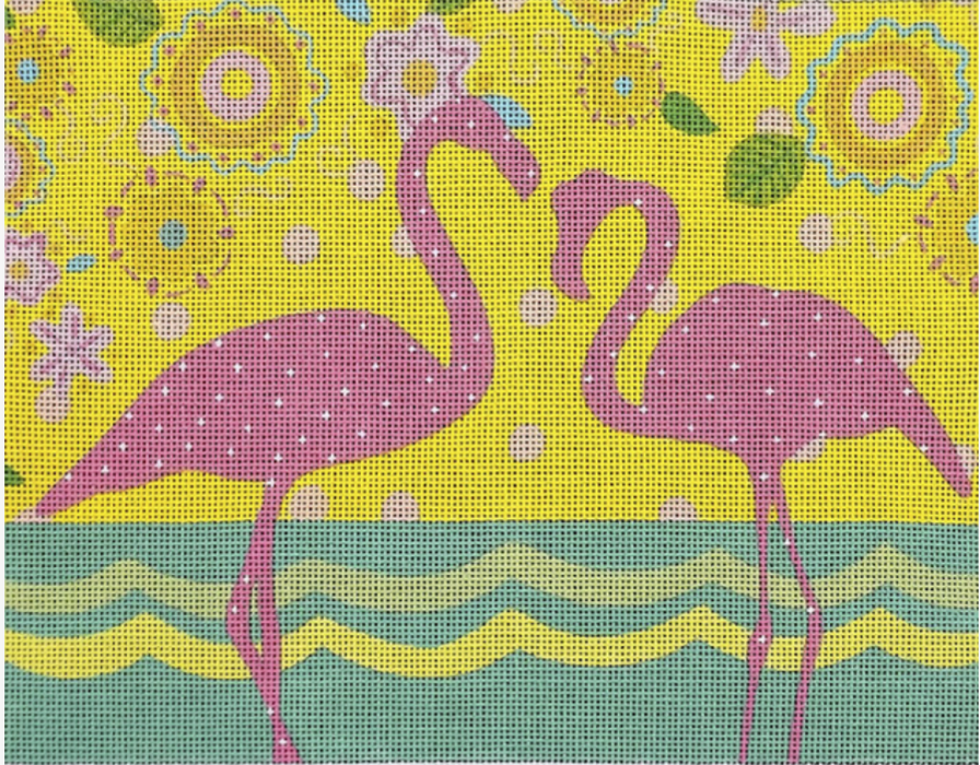 Sunny Flamingos