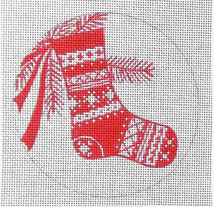 Stocking ornament Red