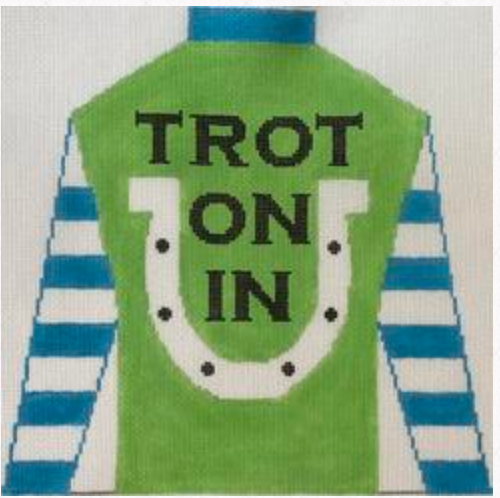 Trot on in - Blue