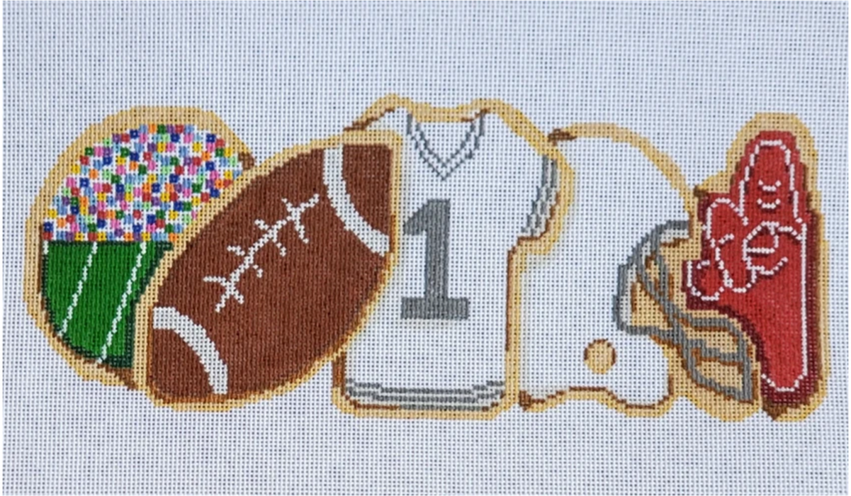 Football Cookies Row