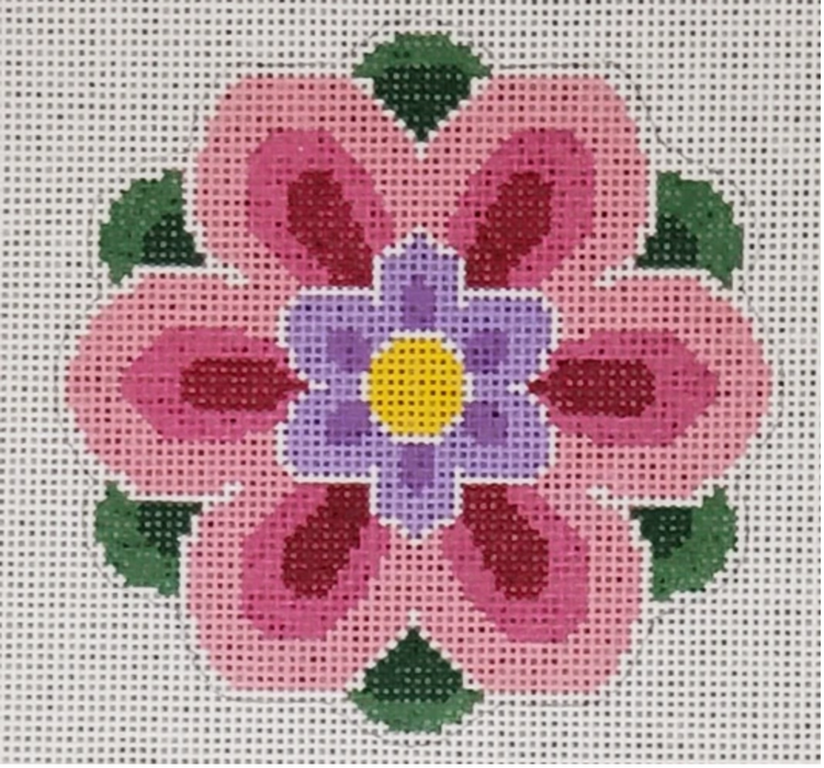 Geometric Flower Insert Pink