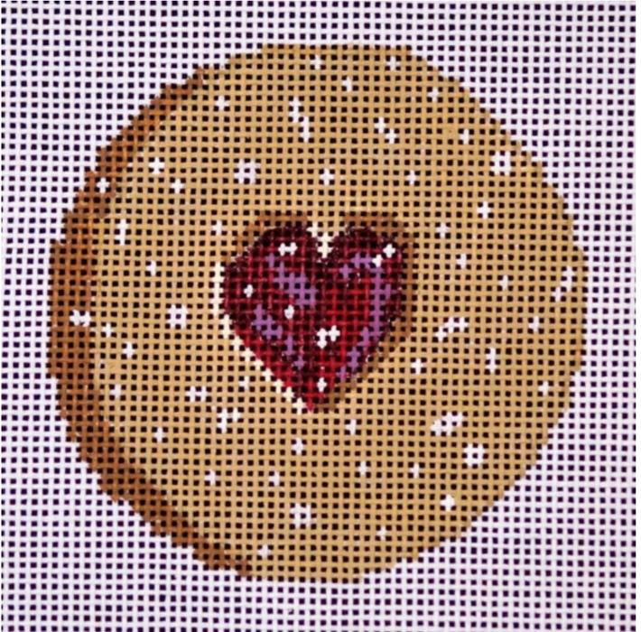 Linzer Cookie 18ct w/Stitch Guide