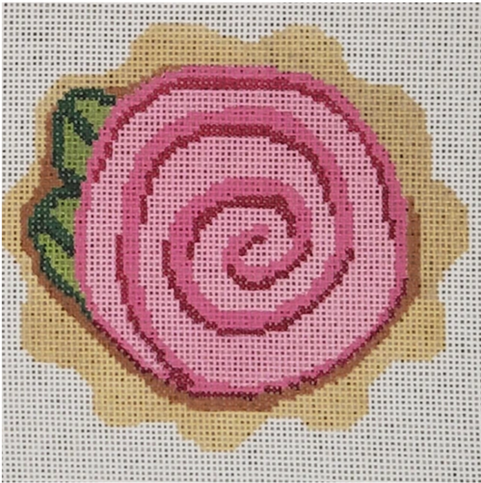 Rose Cookie w/Stitch Guide