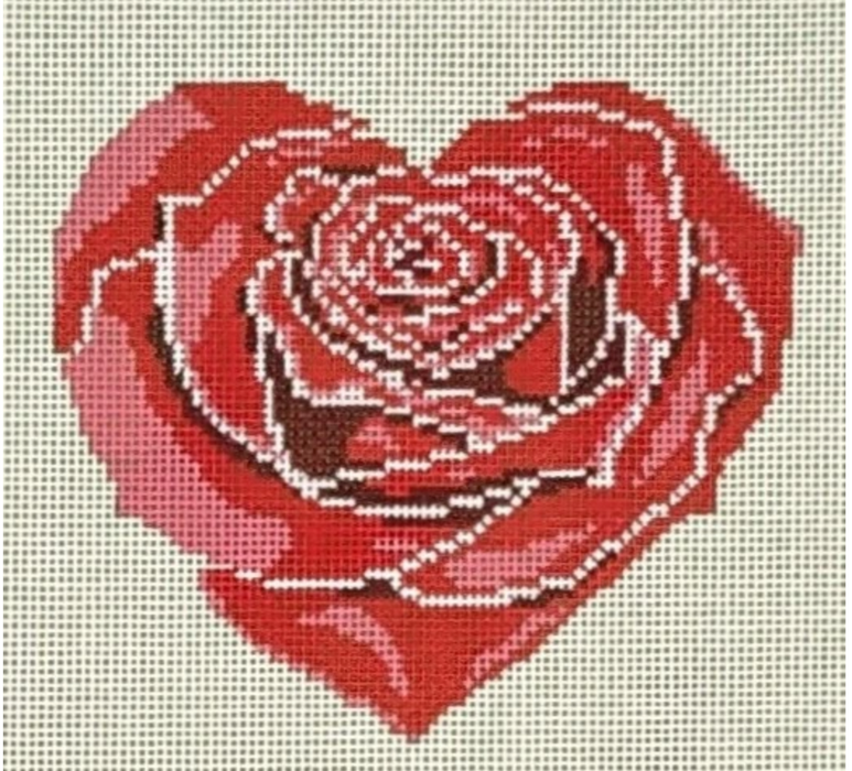 Rose Heart small-red