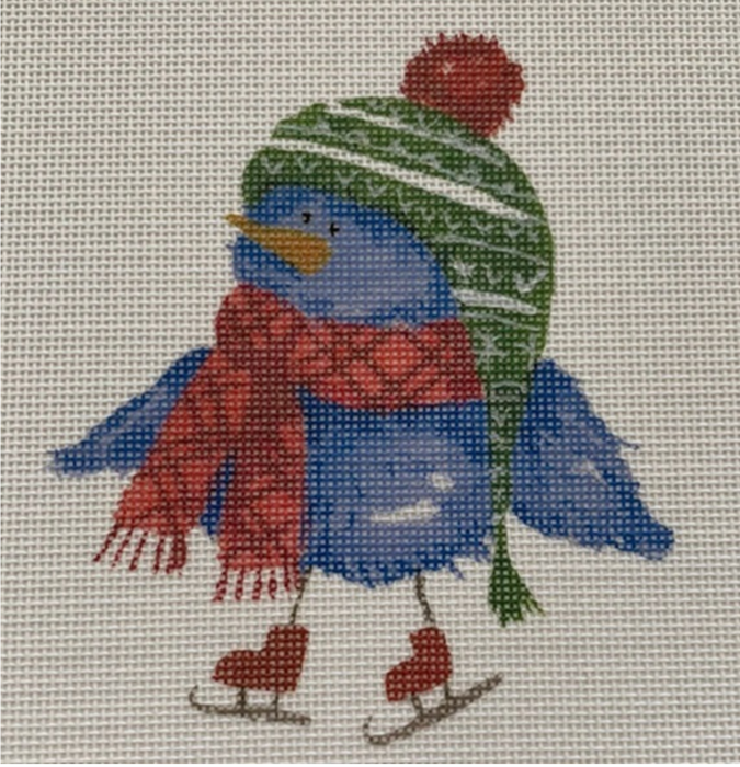 Blue Bird Red Hat Pom...