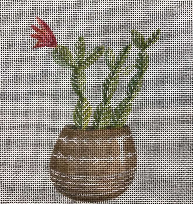 Cactus w/flower left