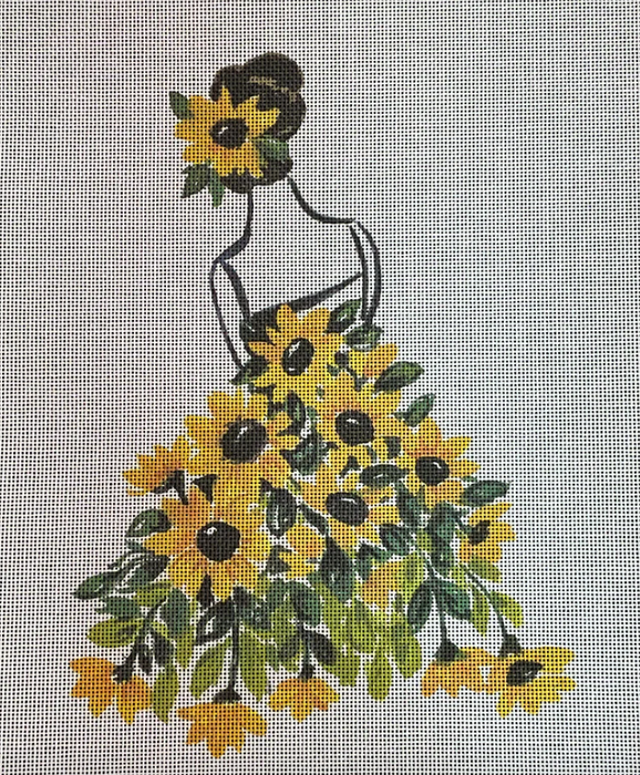 Lady w/Sunflowers