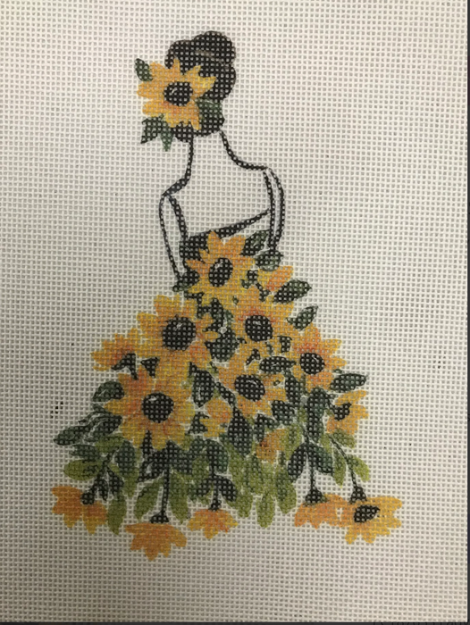 Lady w/Sunflowers