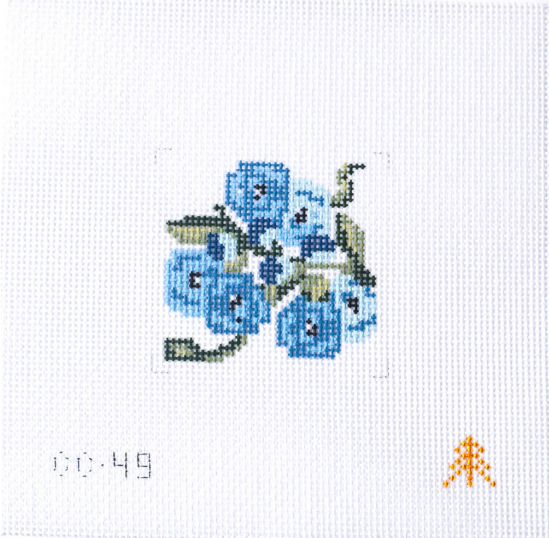Blue Flowers on White Cozy Insert