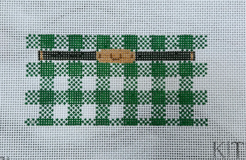 Green Gingham Mini Clutch Insert