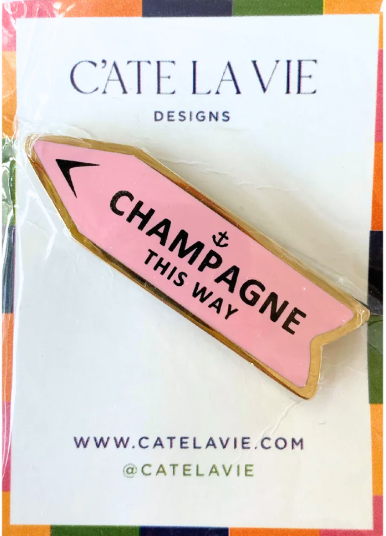 Pink Champagne This Way Needle Minder