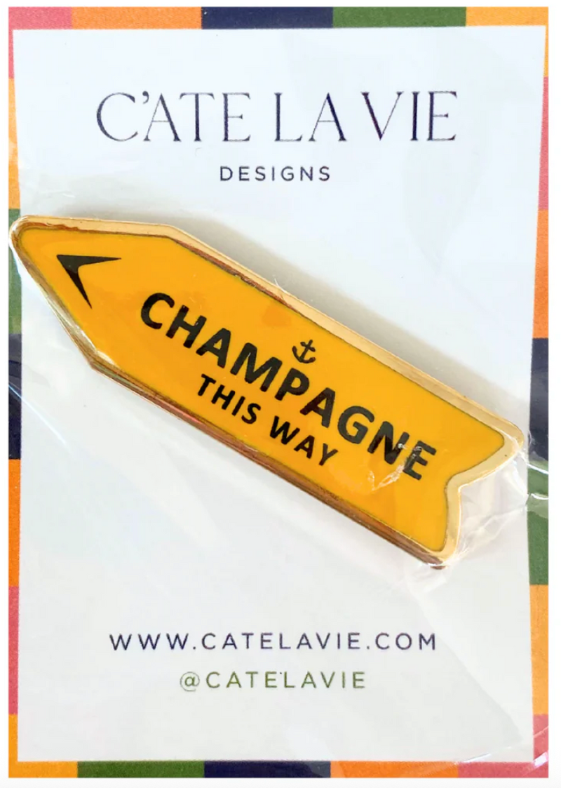 Orange Champagne This Way  Needle Minder