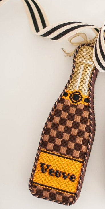 Black and Brown Check Veuve - LV