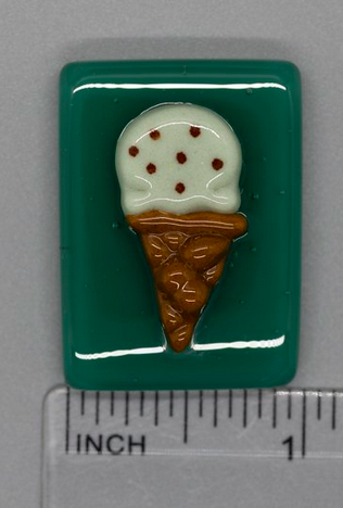 Mint Chocolate Dhip Ice Cream Cone  Needle Minder