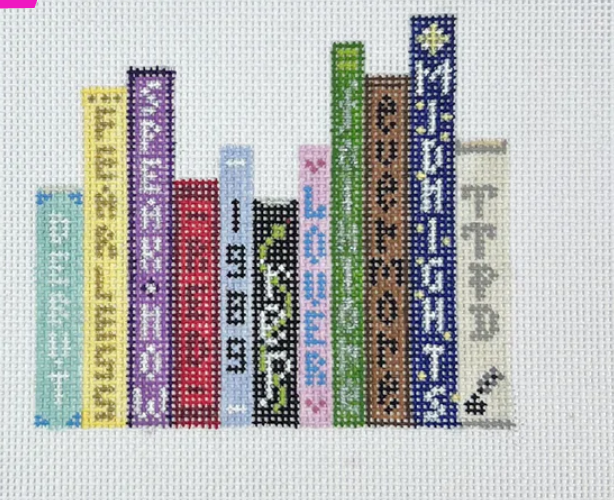 Pop Album Stack - The Book Canvas