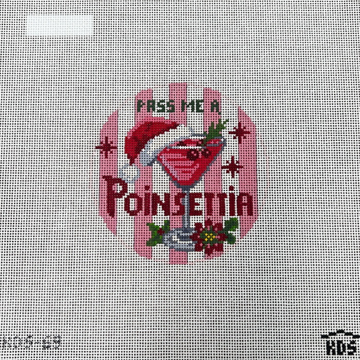 Happier Hour Coaster - Poinsettia
