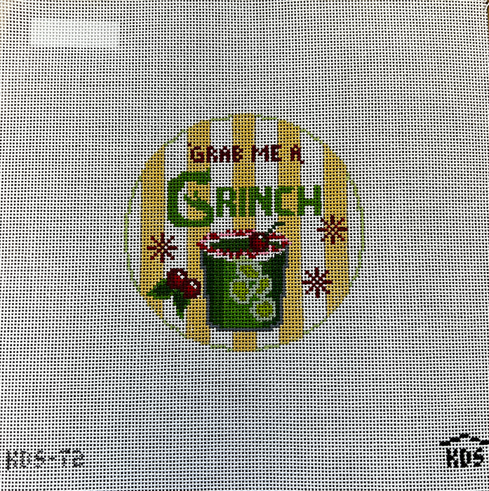 Happier Hour Coaster - Grab Me a Grinch