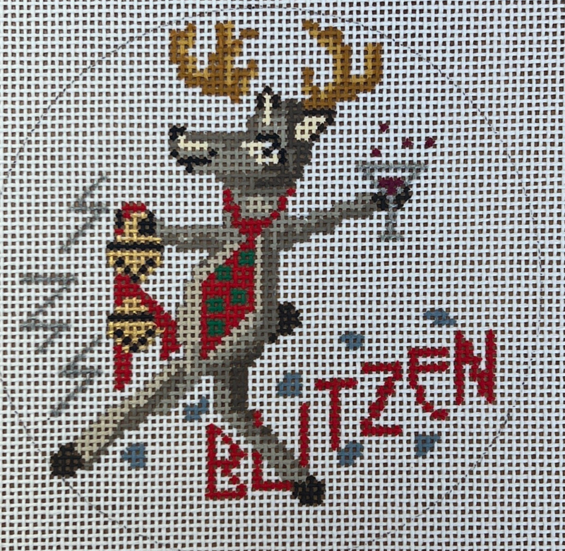 Reindeer Series -Blitzen Ornament