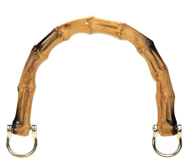 Bamboo handles for Rachel Barri Everyday Clutch