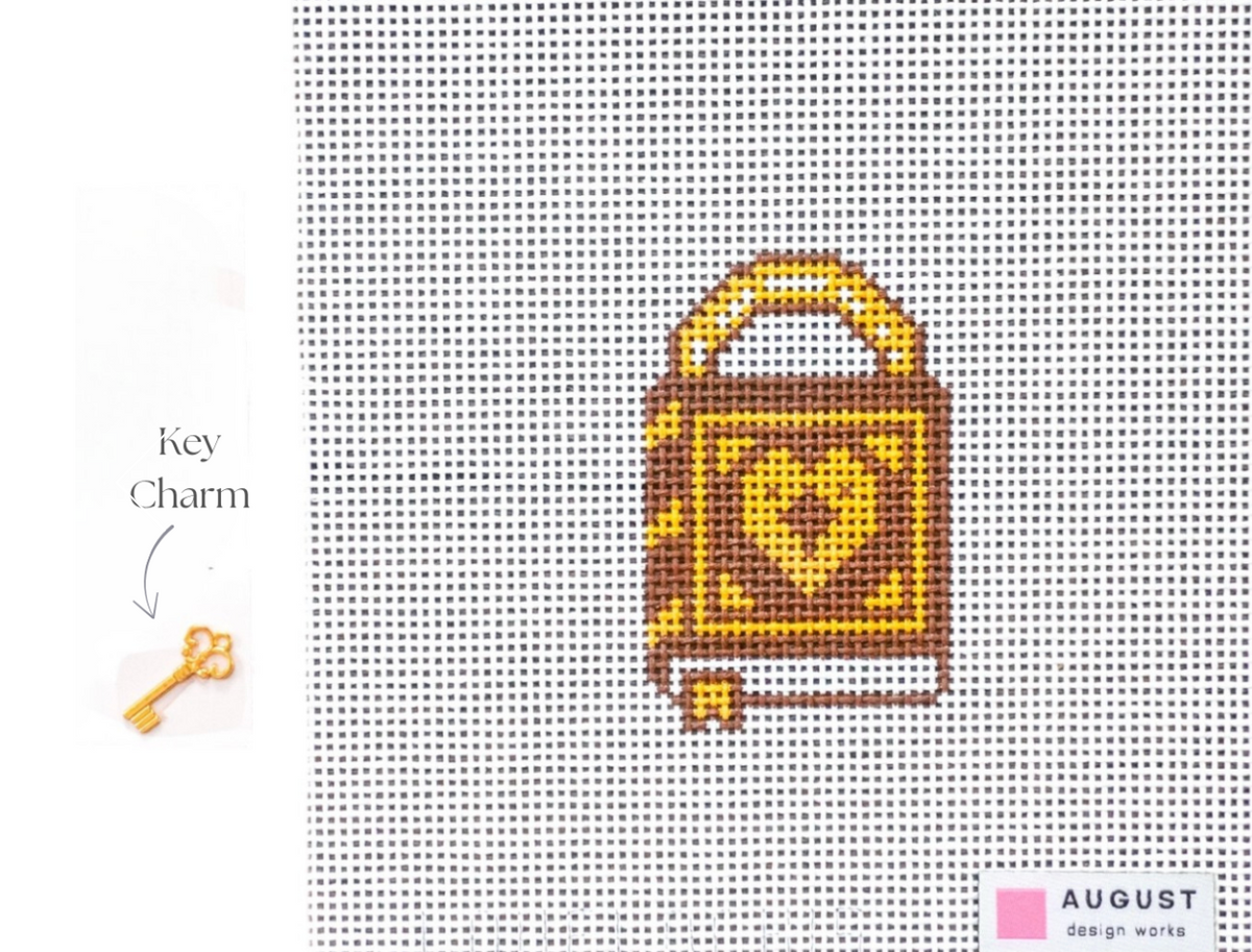 Love Lock 15 - Storybook Love Lock — Stitching Chicks Needlepoint