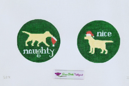 Naughty/Nice Yellow Labs
