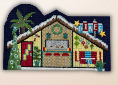Mid-Century Christmas Diner with Stitch Guide