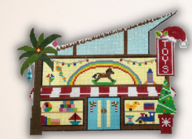 Mid-Century Christmas Toy Shop with Stitch Guide!