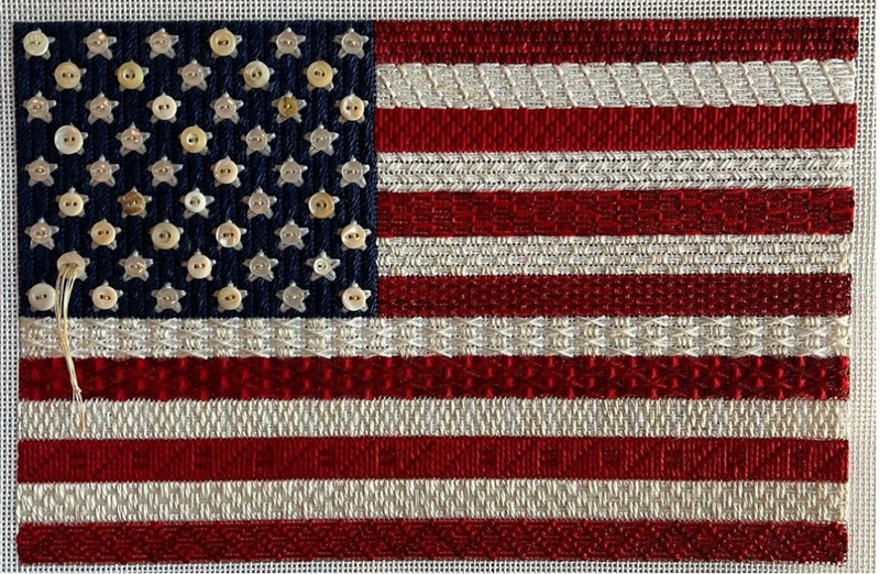 American Flag with Stitch Guide