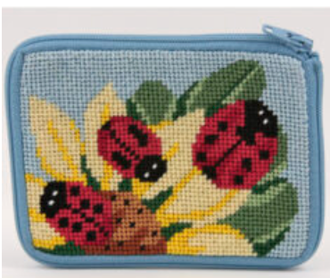 Stitch & Zip - Ladybugs Card and Coin Case