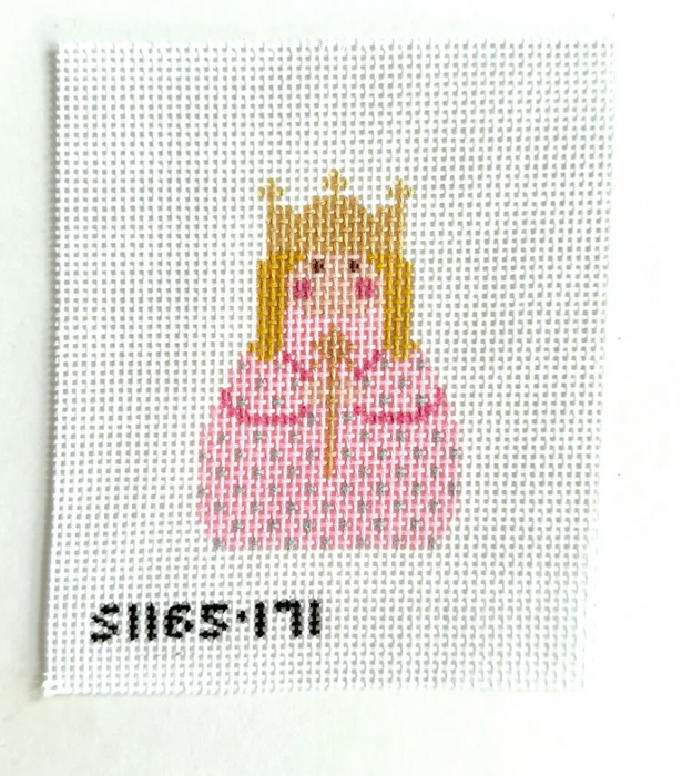 Pink Angel with Gold Crown