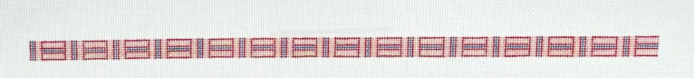 Coral Cross Hatch Double Wrap Bracelet
