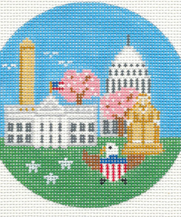 Travel Round: Washington DC (cityscape w stitch guide