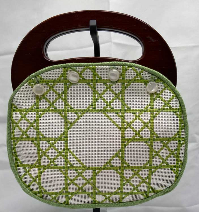 Caning - Needlepoint Bermuda Bag Cover