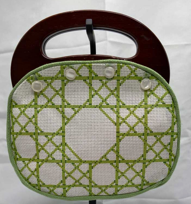 Caning - Needlepoint Bermuda Bag Cover