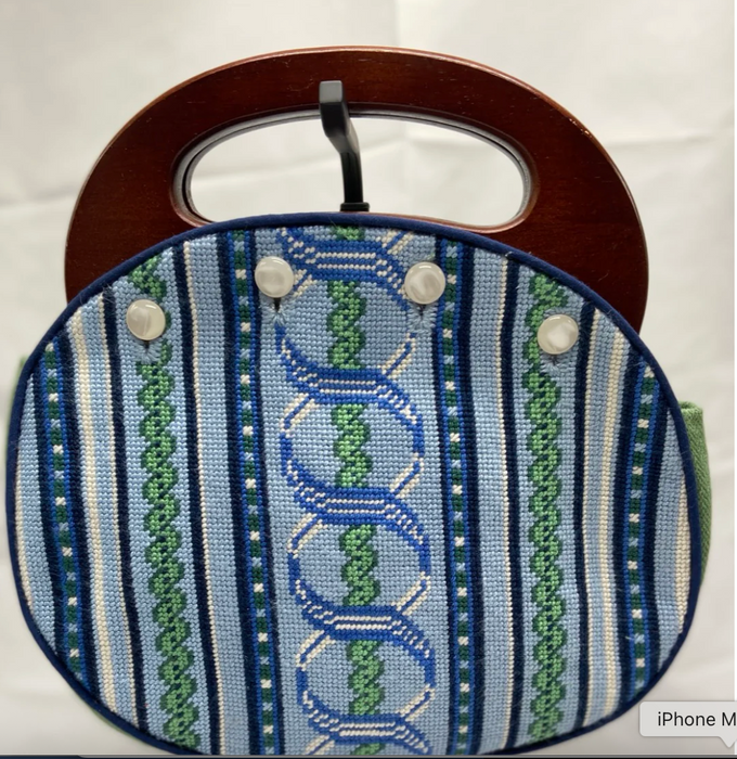 Dibba - Needlepoint Bermuda Bag Cover