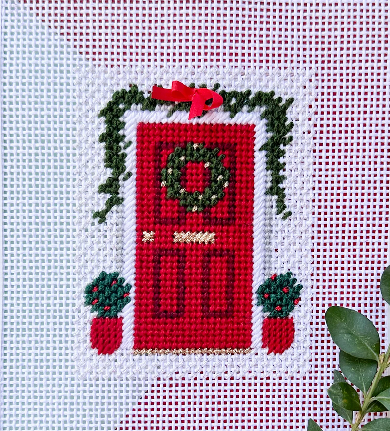 Red Christmas Door and Stitch Guide