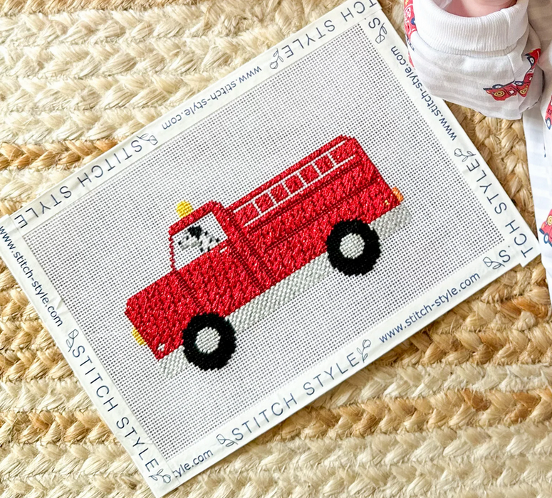 Dalmatian in Fire Truck