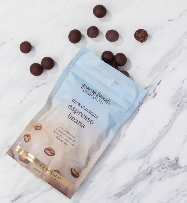 Dark Chocolate Espresso Beans 6 0z. - French Broad Chocolate