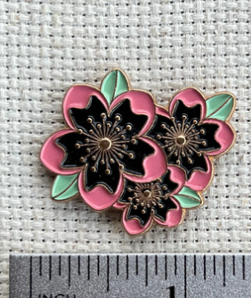 Black and Pink Flowers