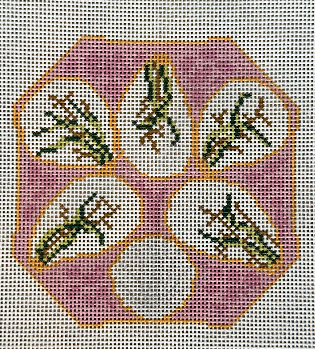 Mauve Oyster Plate 18 count